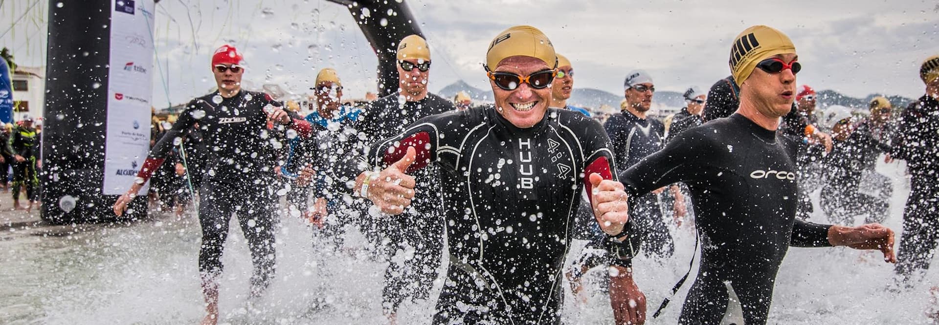 Schwimmer, die am Langstrecken-Wochenende teilnehmen