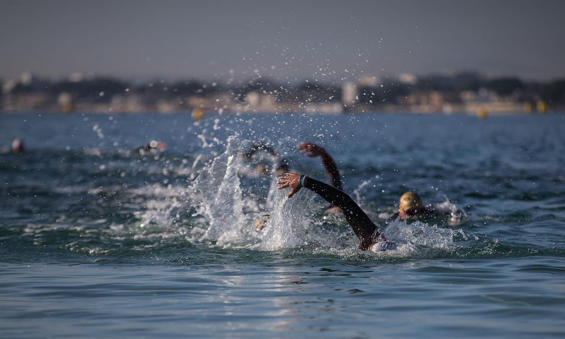 Schwimmer auf dem Lonf Course Weekend Mallorca 2023