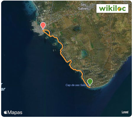 Ruta Colònia de Sant Jordi a Faro Ses Salines